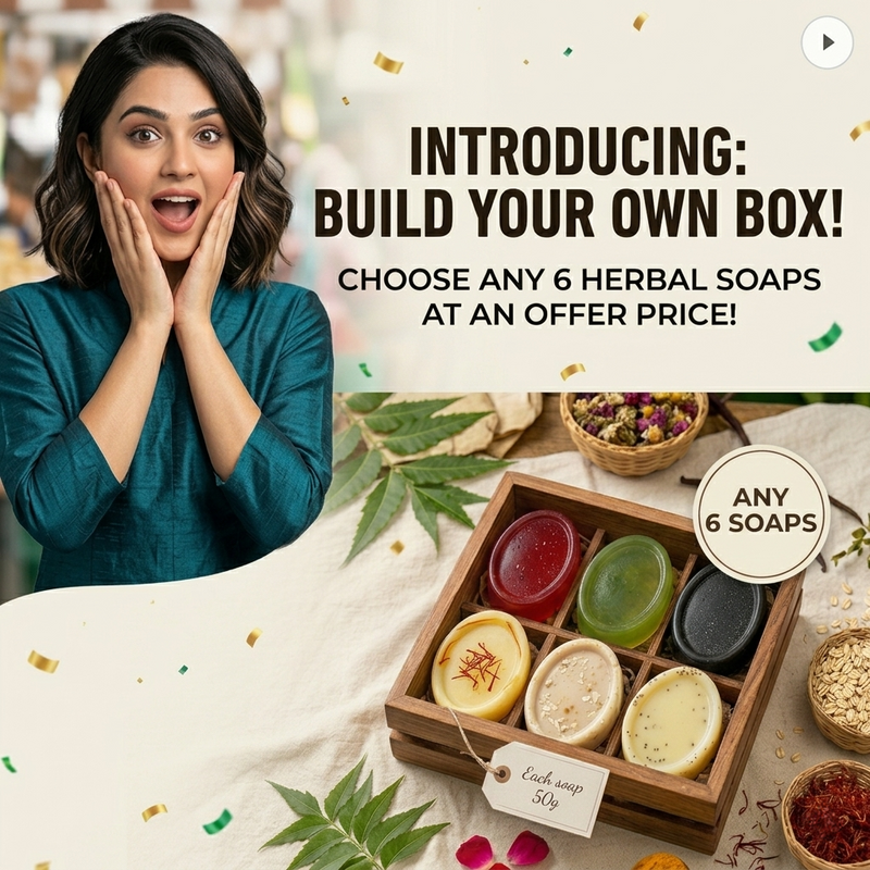 Any 6 Soaps @699 Only + Free Shipping