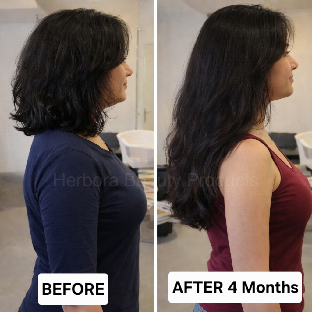Before and after result