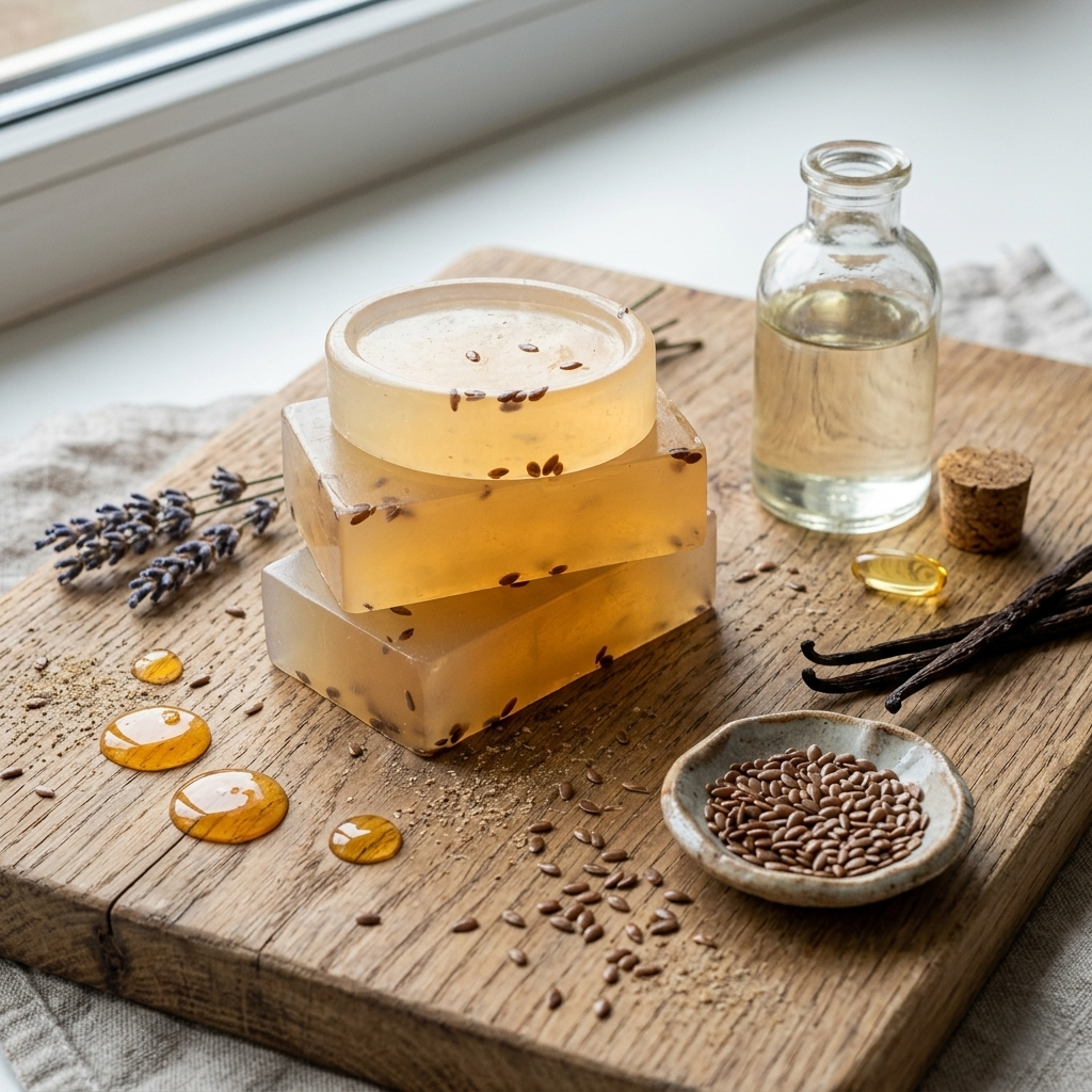 ORGANIC HONEY & FLAX SEED MOISTURIZING SOAP