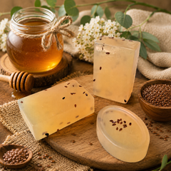 ORGANIC HONEY & FLAX SEED MOISTURIZING SOAP