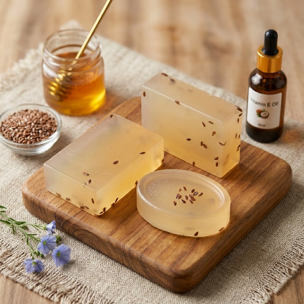 ORGANIC HONEY & FLAX SEED MOISTURIZING SOAP