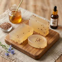 ORGANIC HONEY & FLAX SEED MOISTURIZING SOAP