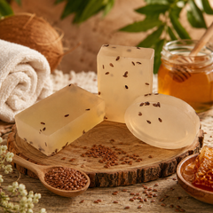 ORGANIC HONEY & FLAX SEED MOISTURIZING SOAP