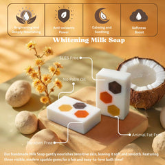 MILK MOISTURIZING SOAP WITH GEMSTONE