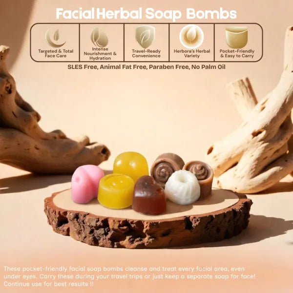 Facial Soap Bombs - {Pack of 5}