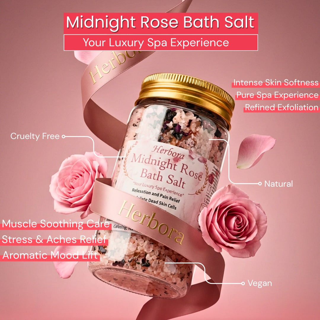 MIDNIGHT ROSE EPSOM BATH SALT:  Your Luxury Spa Experience