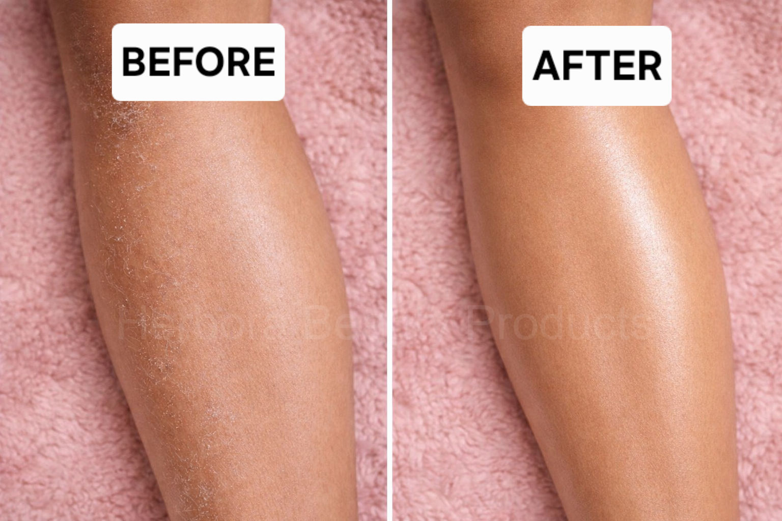 Before and after result