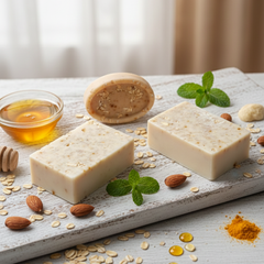 OATS & ALMOND OIL HERBAL SOAP