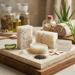 Glass Skin Rice & Chia Seed Soap⭐