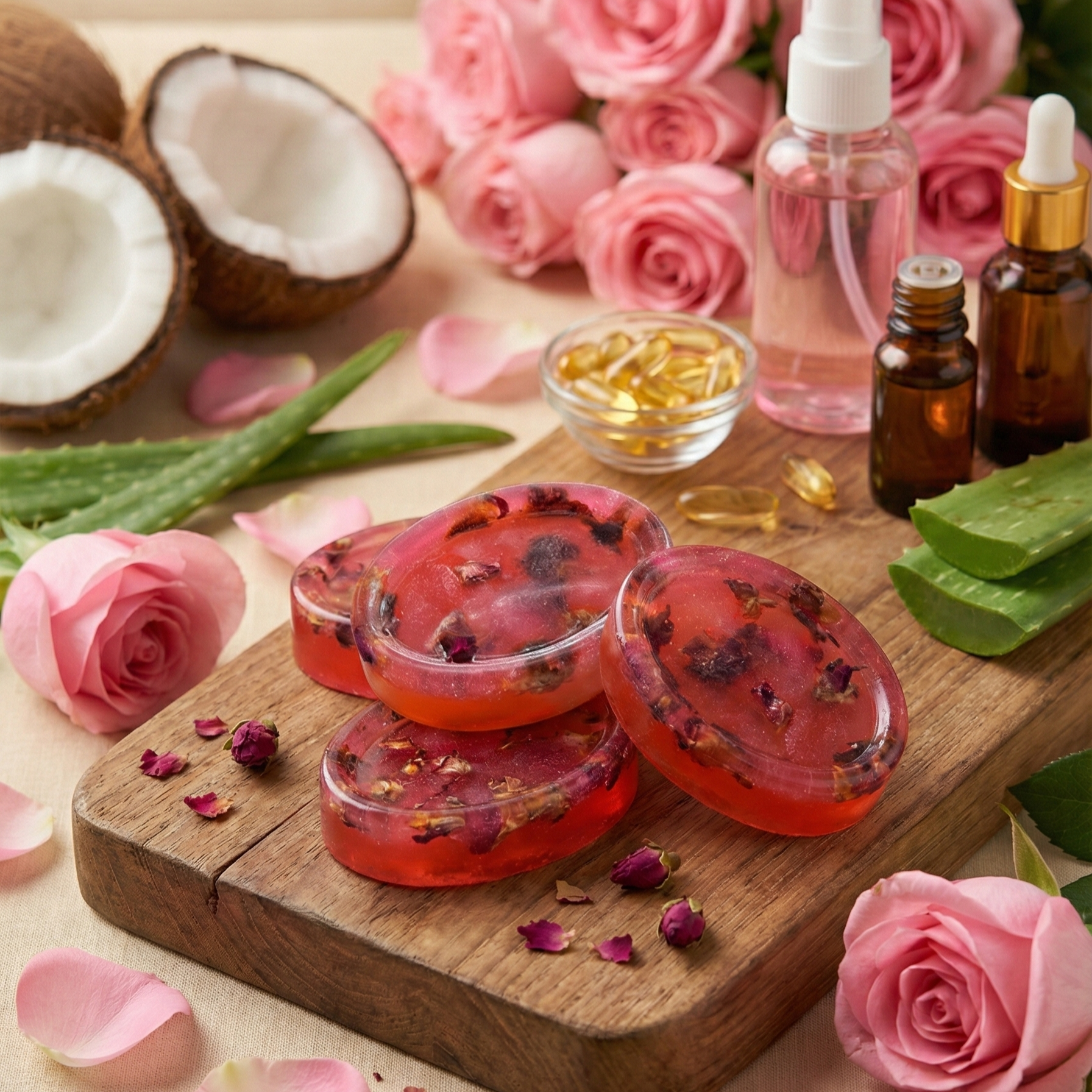 BOTANICAL ROSE SOAP