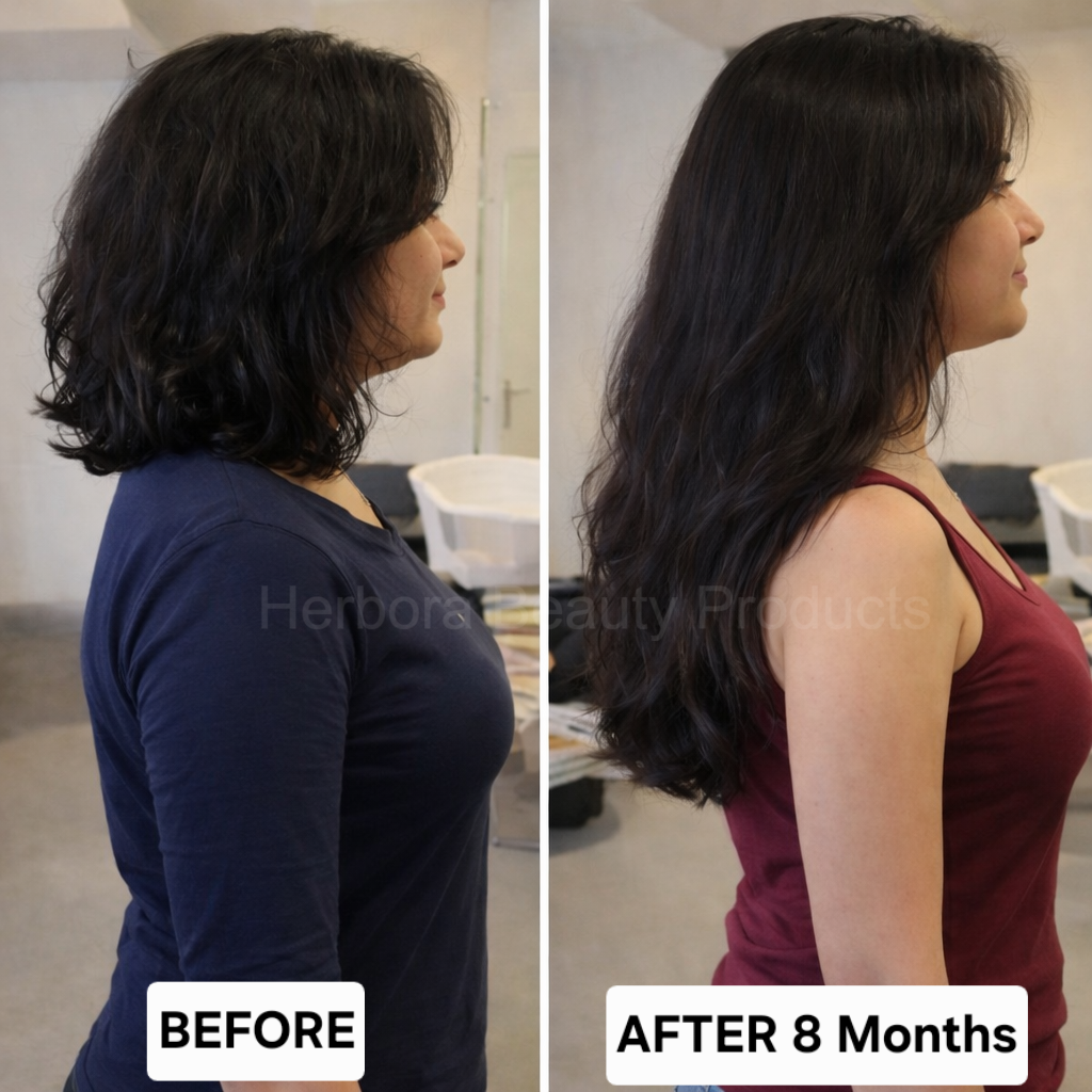 Before and after result