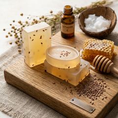 ORGANIC HONEY & FLAX SEED MOISTURIZING SOAP