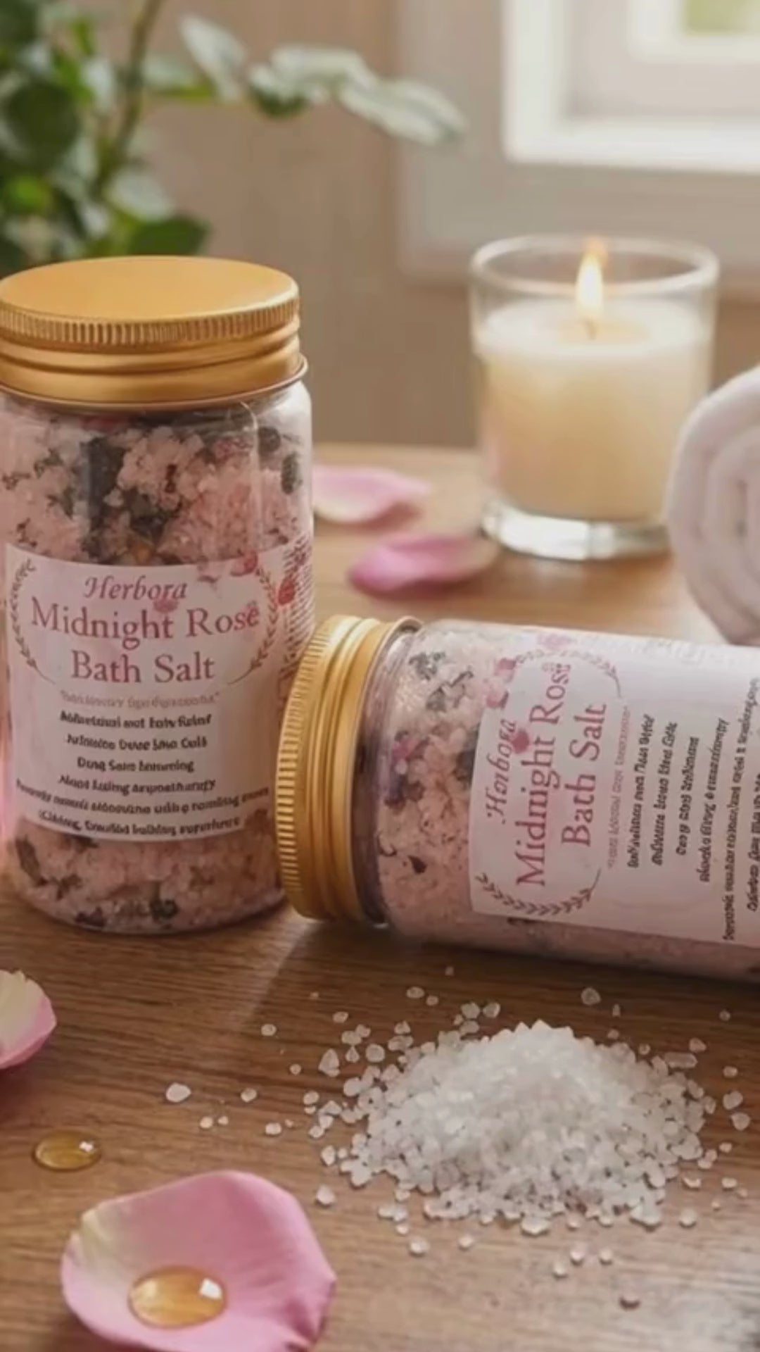 MIDNIGHT ROSE EPSOM BATH SALT:  Your Luxury Spa Experience