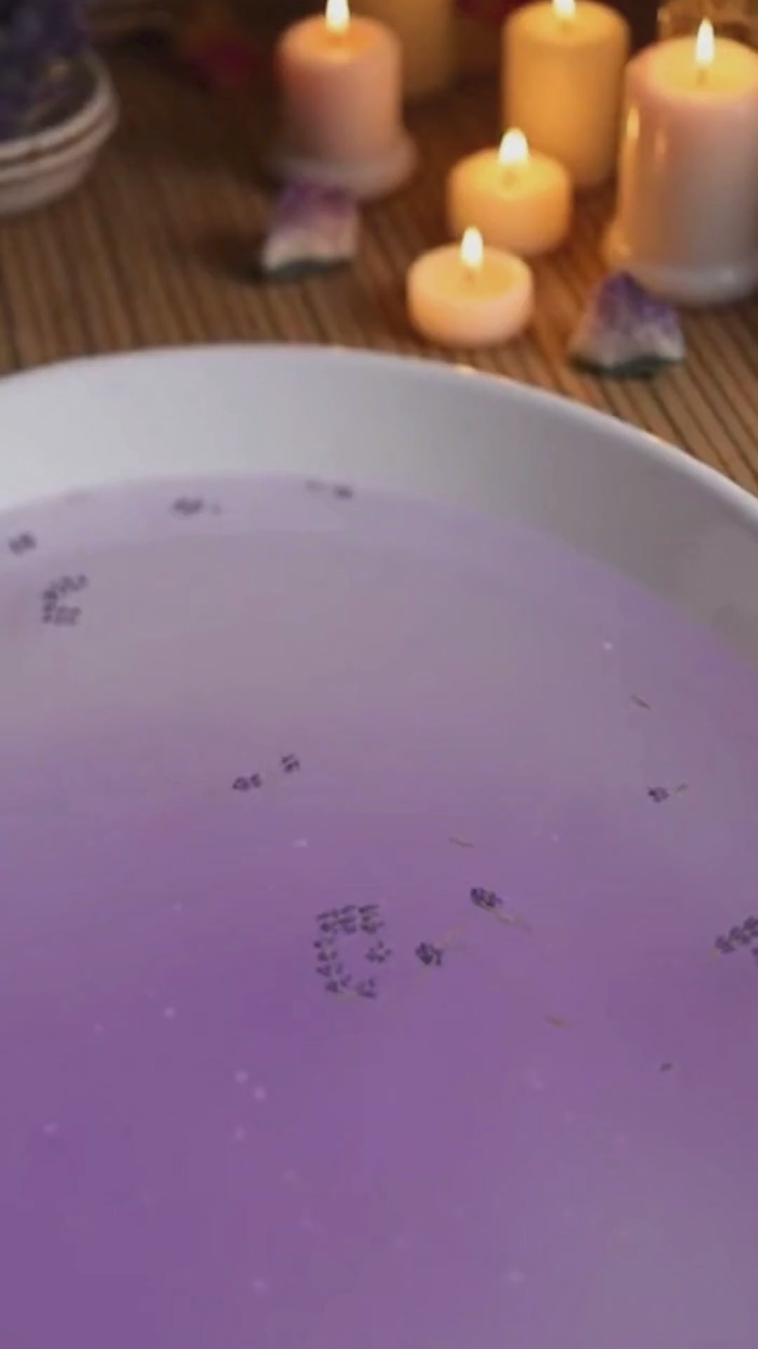 TWILIGHT LAVENDER EPSOM BATH SALT:  Evening Relaxation Ritual