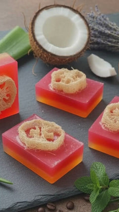 ORGANIC LOOFAH SOAP for Body Scrubbing and Detan