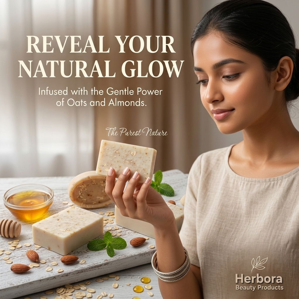 OATS & ALMOND OIL HERBAL SOAP